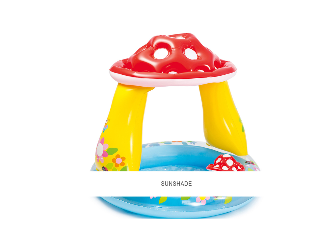 Buy Intex Mushroom Kiddie Pool for Toddlers – Shaded Fun | in Qatar