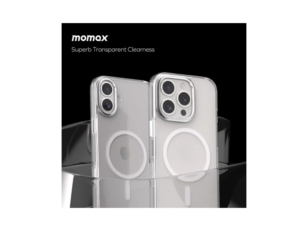 Buy Momax CaseForm Play iPhone 16 Pro Max Clear Case with MagSafe in Qatar