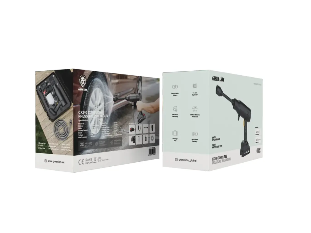 Green Lion CX240 Cordless Pressure Wash Gun - Black - GNC240WGUNBK Green Lion CX240 Cordless Pressure Wash Gun - Black - GNC240WGUNBK