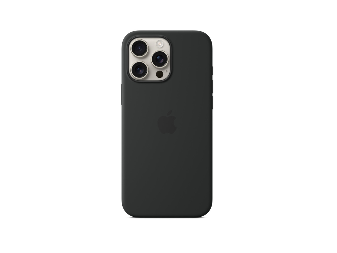 iPhone 16 Pro Max Silicone Case with MagSafe – Black