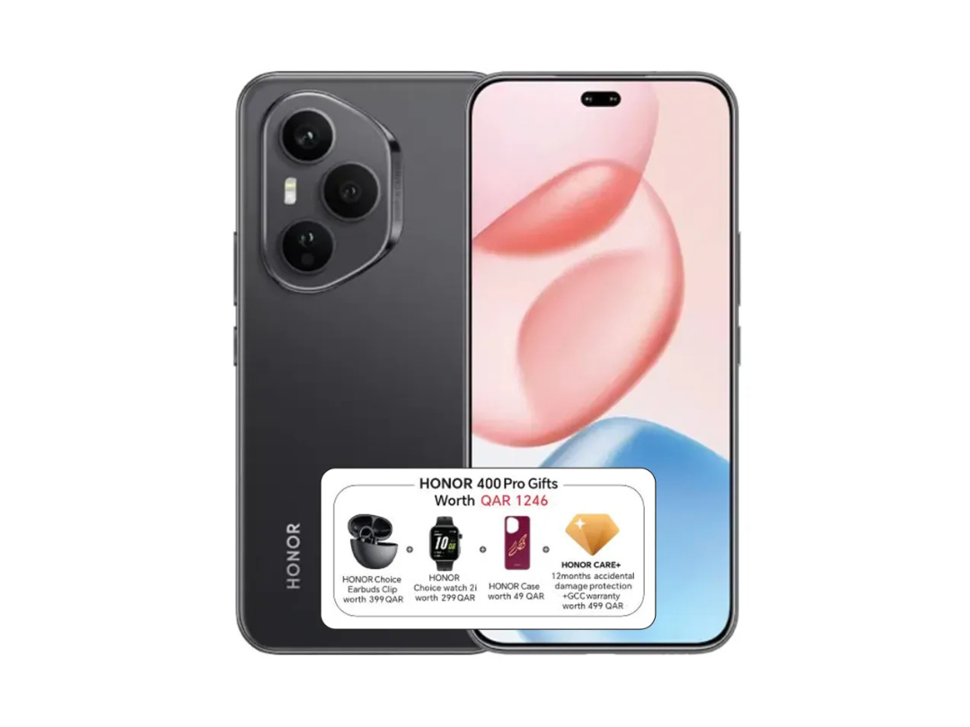 Buy HONOR 400 Pro 5G – 12GB RAM, 512GB Storage, 200MP Cam – in Qatar