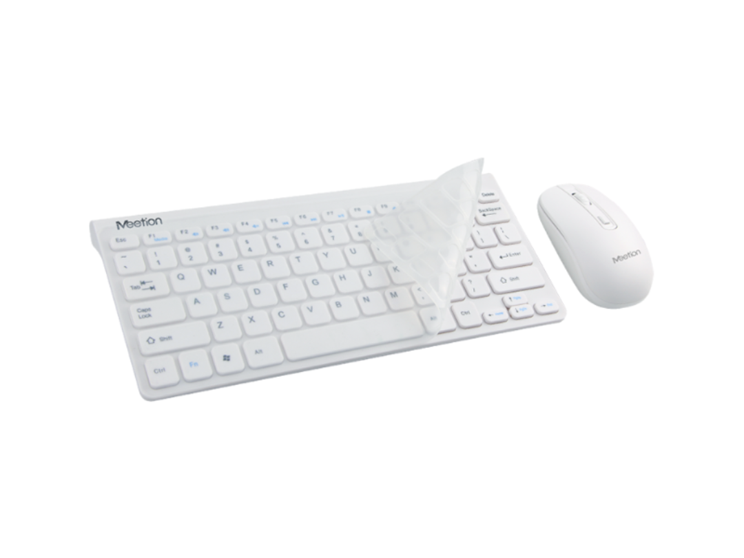 Meetion Mini4000 Wireless Keyboard & Mouse Combo – White | Qatar