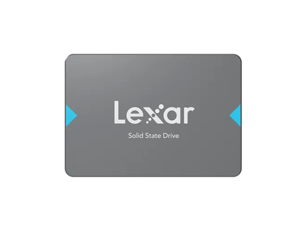 محرك أقراص الحالة الصلبة الداخلي Lexar NQ100 بسعة 1 تيرابايت، مقاس 2.5 بوصة، بتقنية SATA III (6 جيجابت/ثانية)، سرعة قراءة تصل إلى 560 ميجابايت/ثانية وسرعة كتابة تصل إلى 500 ميجابايت/ثانية - LNQ100X001T-RNNNG محرك أقراص الحالة الصلبة الداخلي Lexar NQ100 بسعة 1 تيرابايت، مقاس 2.5 بوصة، بتقنية SATA III (6 جيجابت/ثانية)، سرعة قراءة تصل إلى 560 ميجابايت/ثانية وسرعة كتابة تصل إلى 500 ميجابايت/ثانية - LNQ100X001T-RNNNG