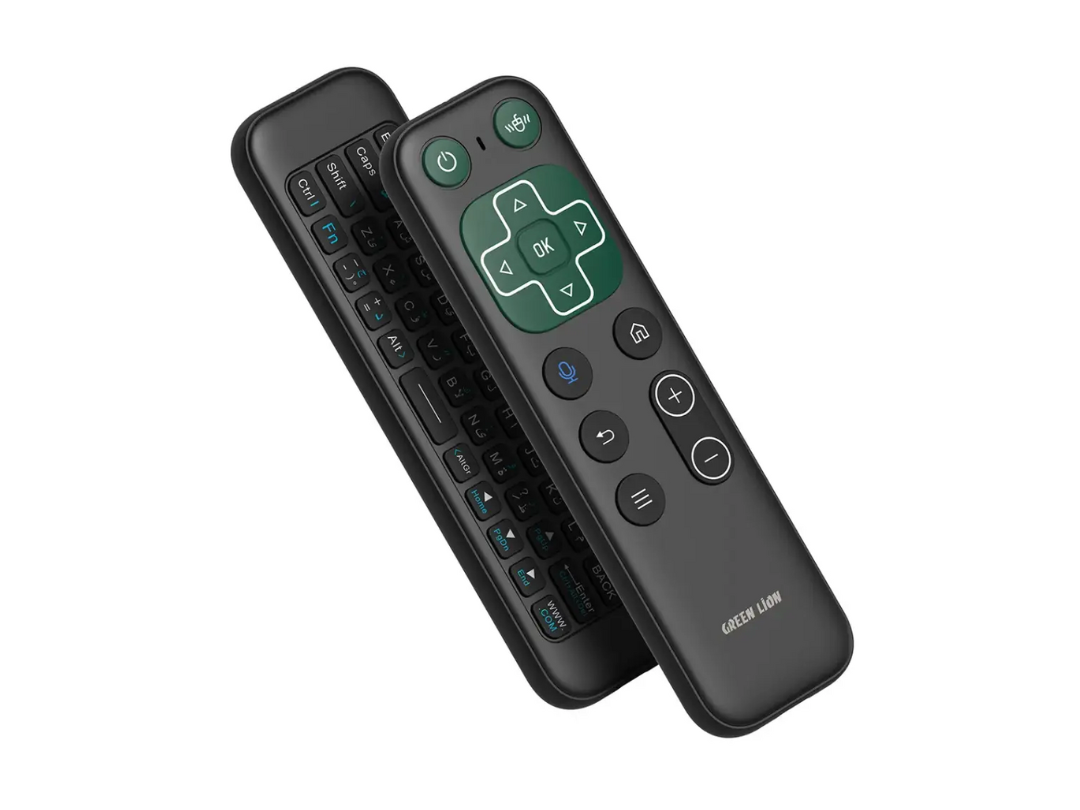 Buy Green Lion Wireless Remote Keyboard & Mouse – Black | in Qatar 