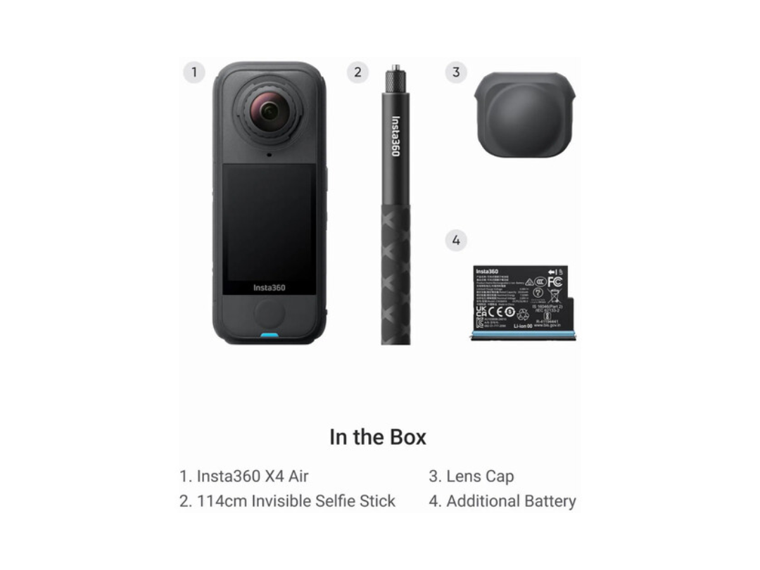 Insta360 X4 Air Action Camera Starter Bundle | Same-Day Qatar Delivery