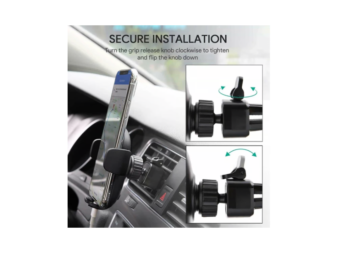 Buy Aukey 360° Car Mobile Holder HDC48-BK in Qatar