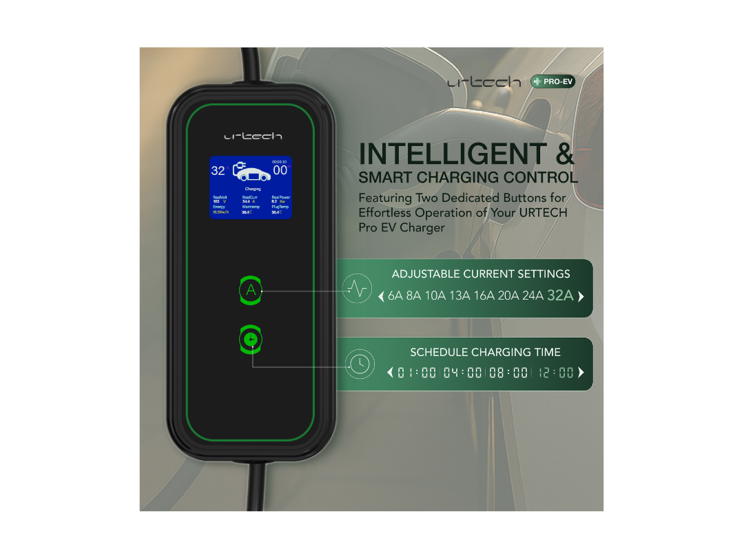 Buy URTECH 7kW GBT EV Charger – Portable & Smart | in Qatar 