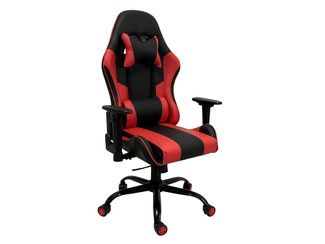 Buy Heebi DC-G04-BR Red PU Leather Gaming Chair – Adjustable Arms in Qatar