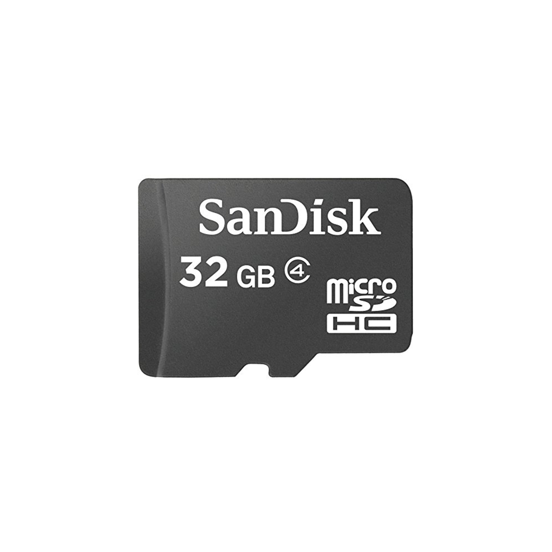 Sandisk microSDHC, 32GB, Class 4 Memory Card (SDSDQM-032G-B35)