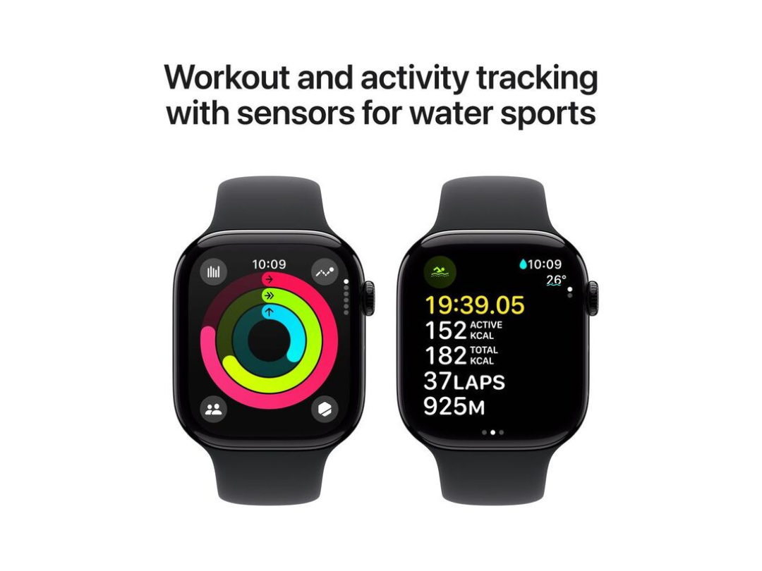 Buy Apple Watch Series 10 GPS 46mm Jet Black – in Qatar