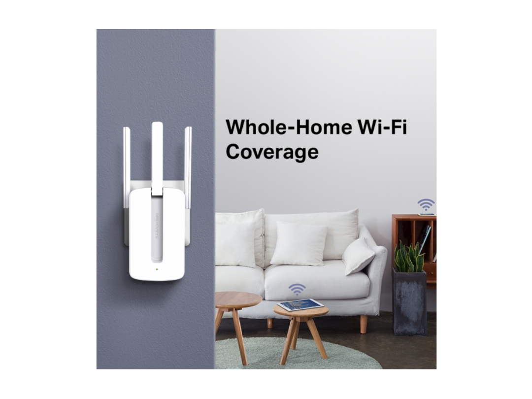 Buy Mercusys MW300RE WiFi Extender – 300Mbps, 2.4GHz, in Qatar