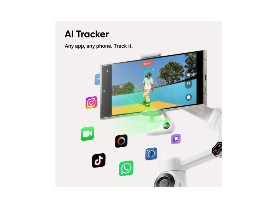 Insta360 Flow 2 AI Tracker Bundle Smartphone Gimbal Stabilizer Qatar