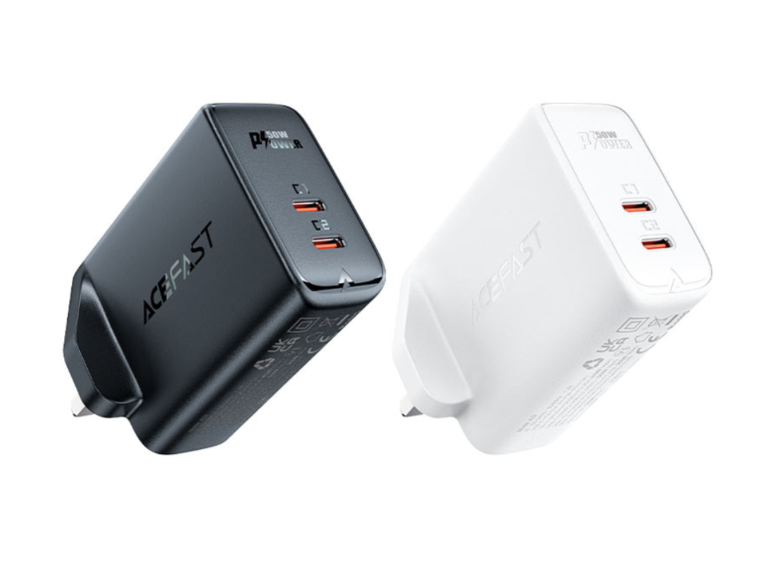 Buy Acefast A32 50W GaN Dual USB-C Fast Charger – in Qatar