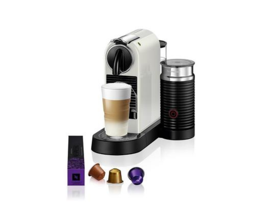 Buy Nespresso CitiZ & Milk White Coffee Machine – in Qatar