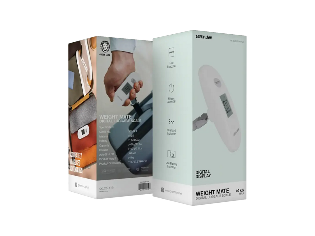 Green Lion Digital Luggage Scale – 40kg Weight Mate | Qatar Travel
