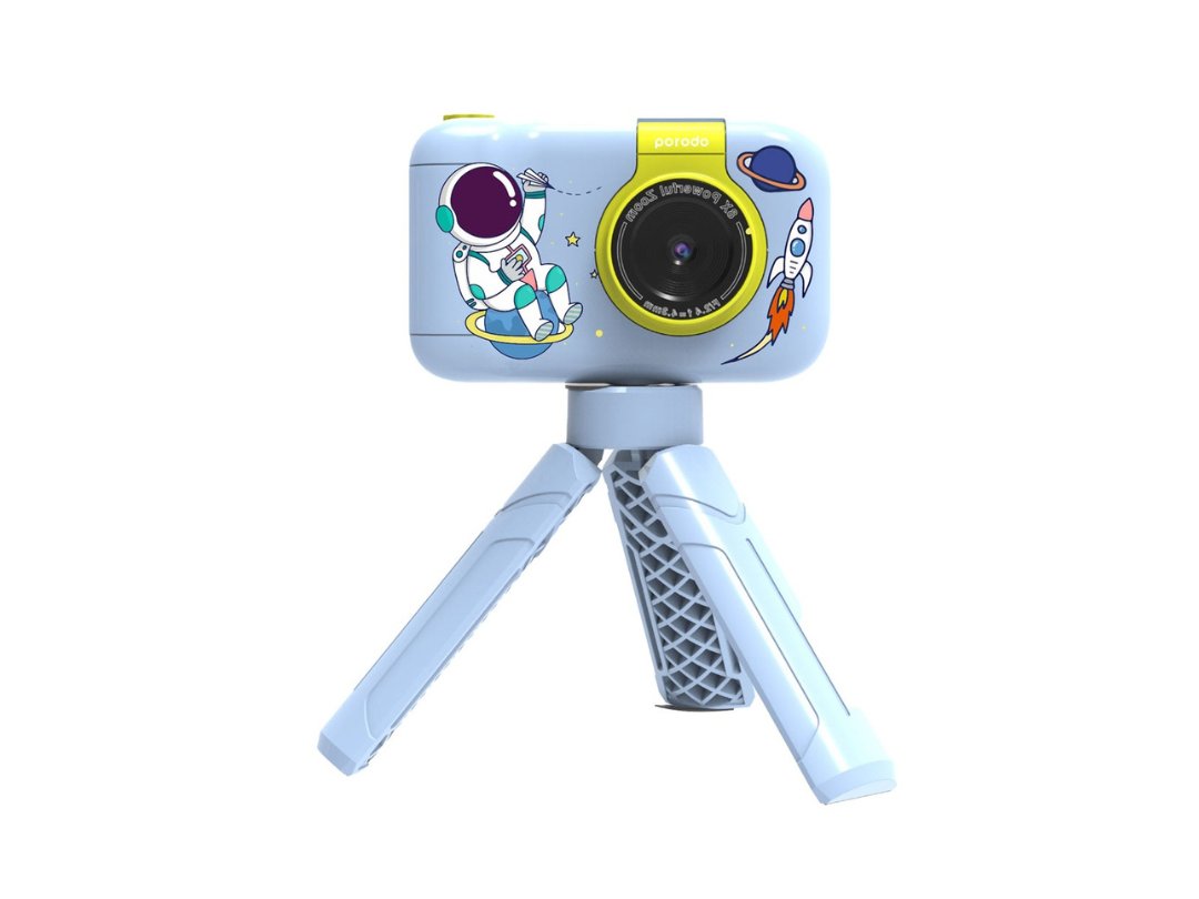Buy Porodo Kids Flip Digital Camera – Tripod Included | in Qatar