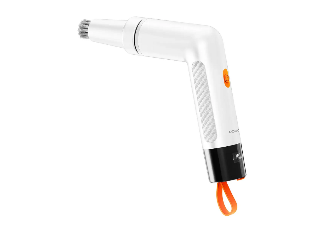 Buy Porodo MiniSpin 10W Electric Cleaning Brush – White | in Qatar
