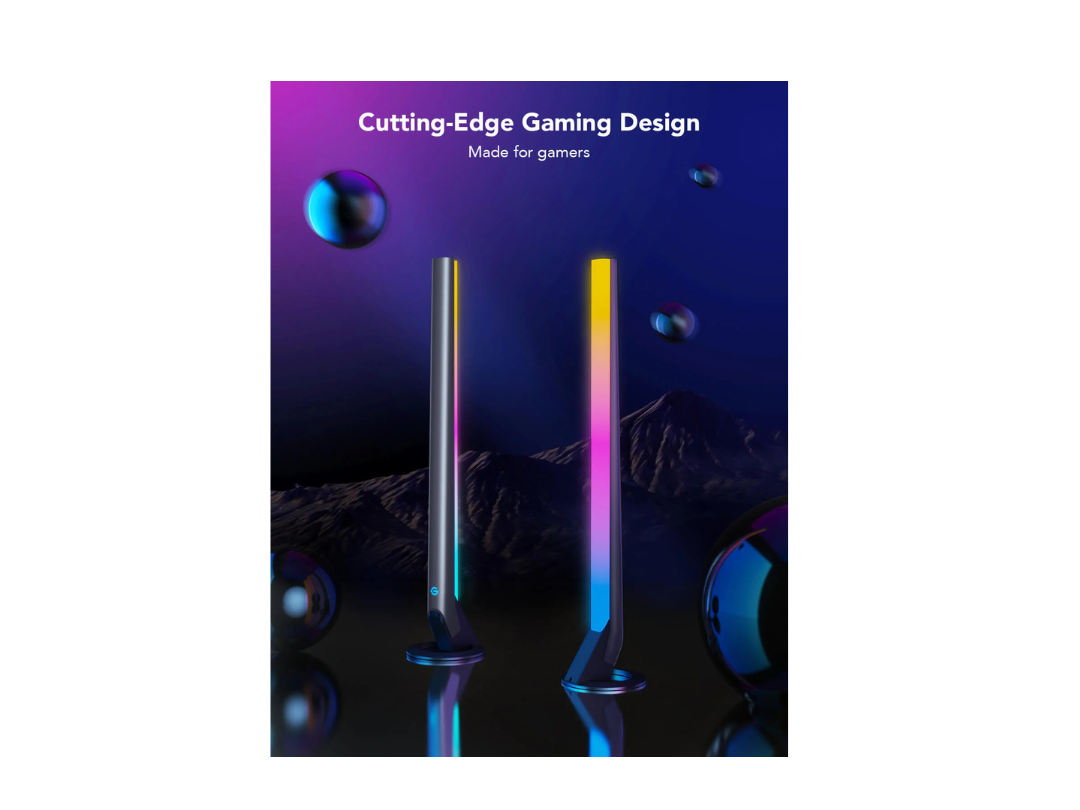 Govee RGBIC Wi-Fi Gaming Light Bars with Smart Controller