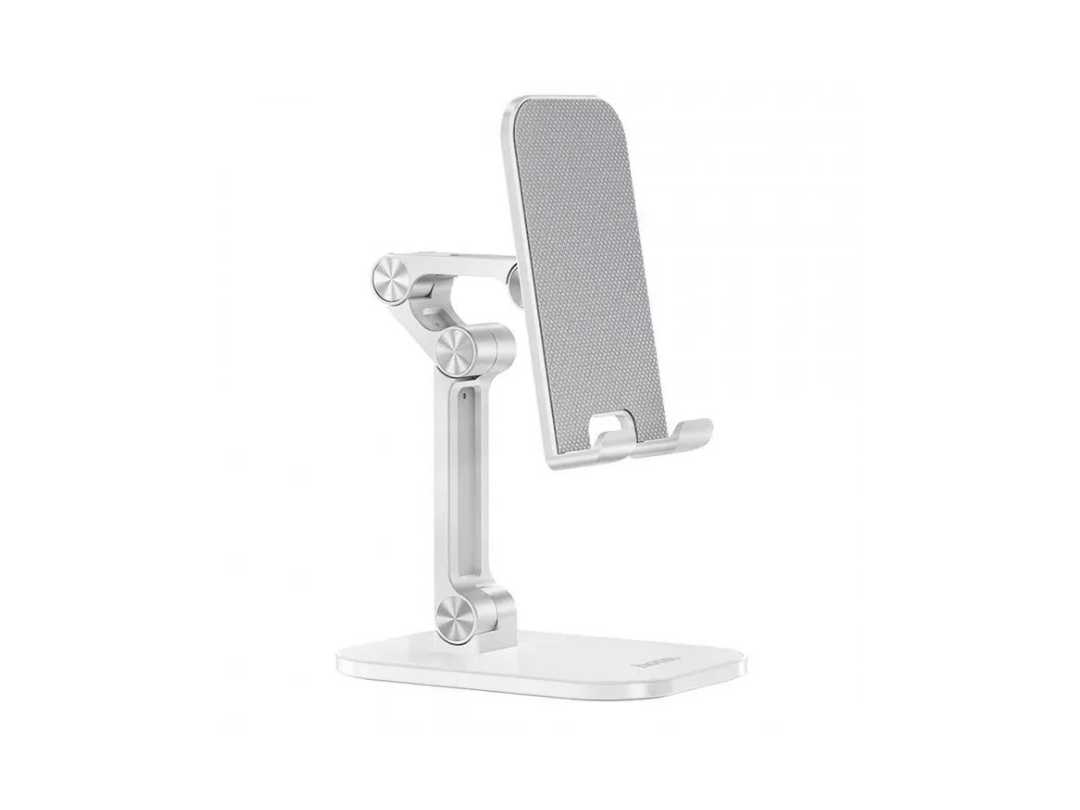 Hoco PH34 Excellent double folding desktop stand White for Smartphones, iPad or tablet( 4.7