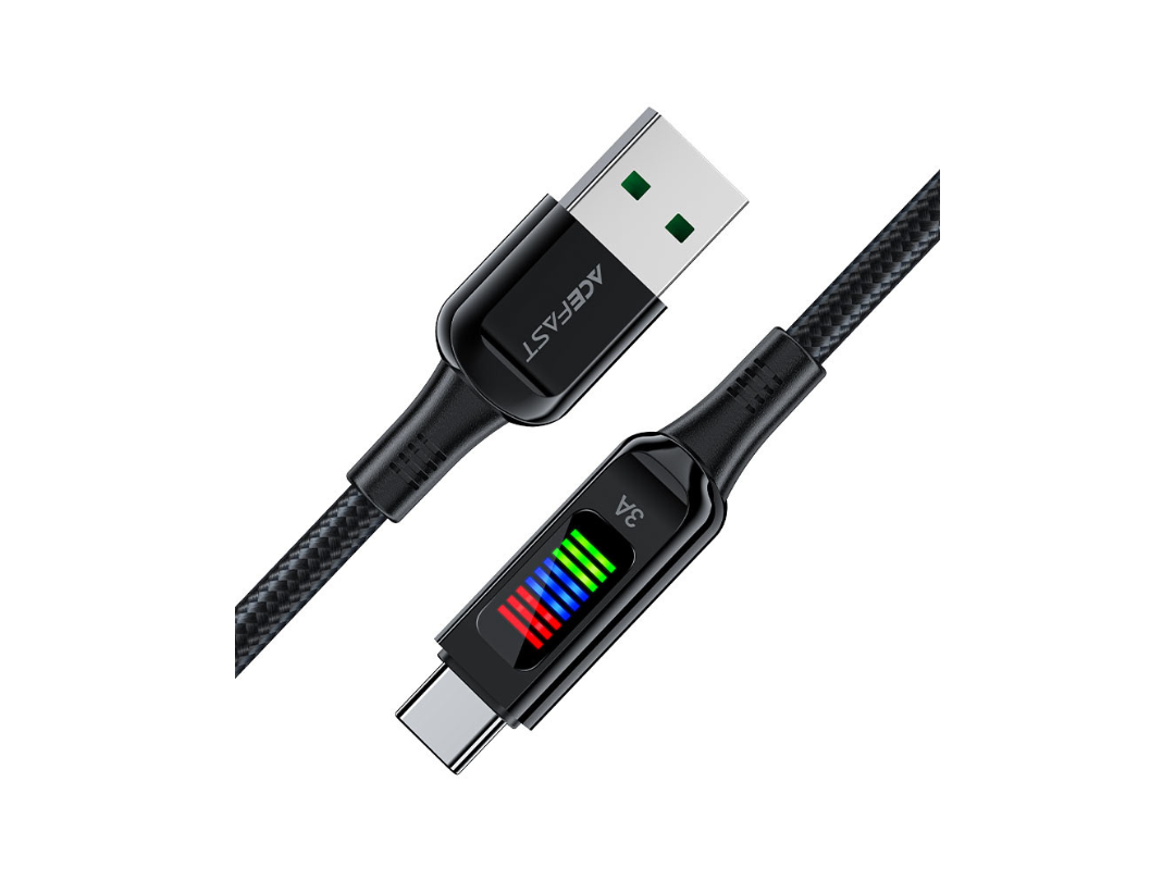 Acefast USB-A to USB-C Charging Cable 60W - Fast, Durable, MFI Certified