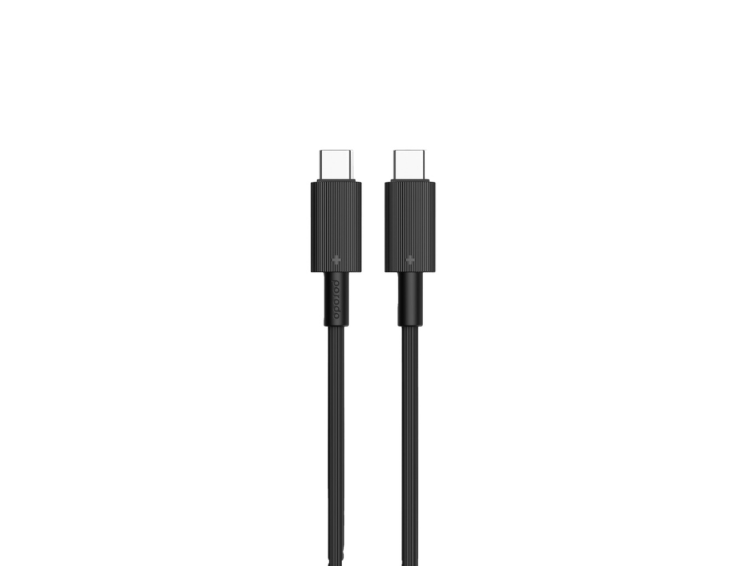 Porodo USB-C Power Delivery Wall Charger with Type-C Cable - Black