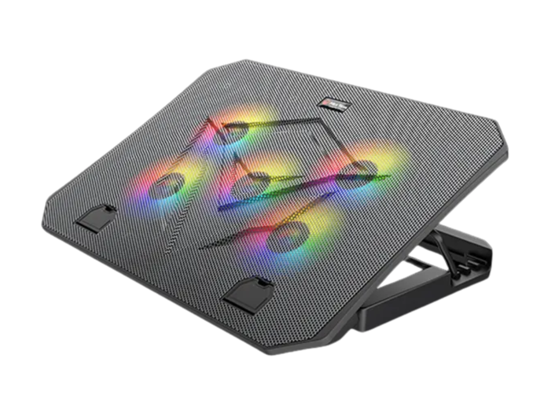 Meetion MT‑CP3030 Gaming Laptop Cooling Pad – RGB Adjustable Qatar