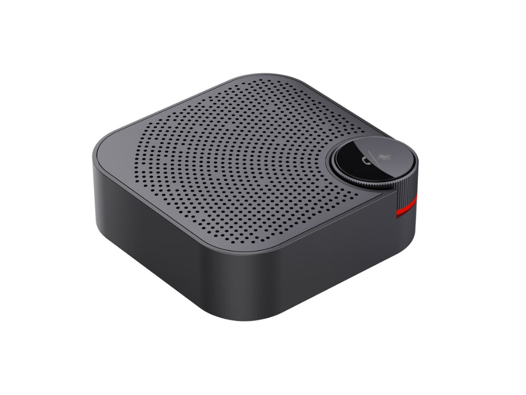 Porodo Bluetooth Conference Speaker 3 m Mic Range – Black | Qatar Delivery