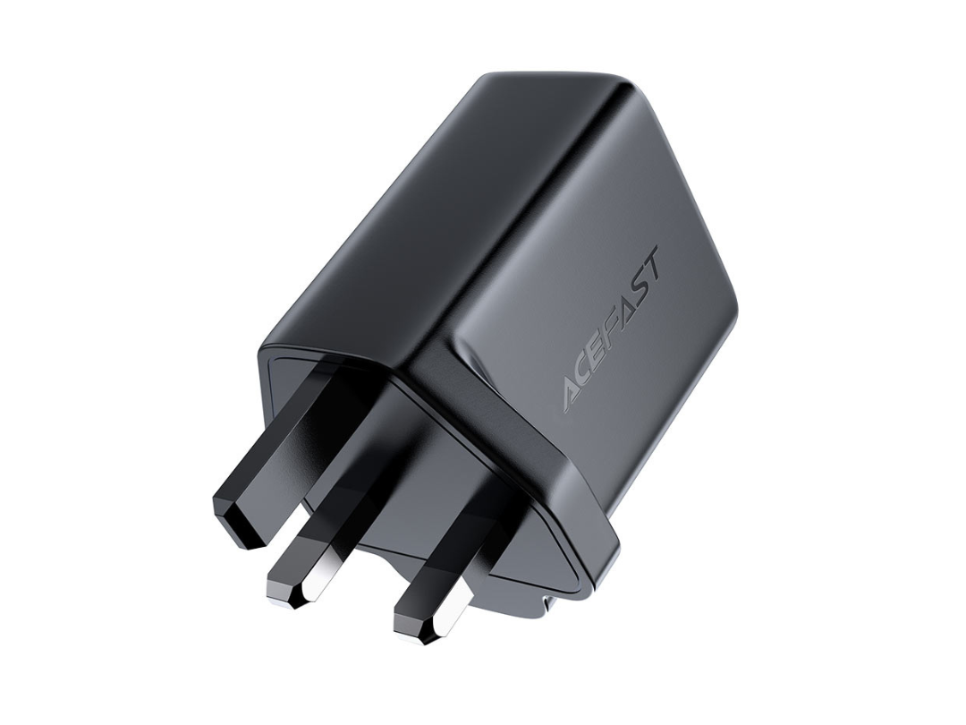 ACEFAST A8 PD32W Fast Charger - USB-C + USB-A, UK Plug, Dual Port