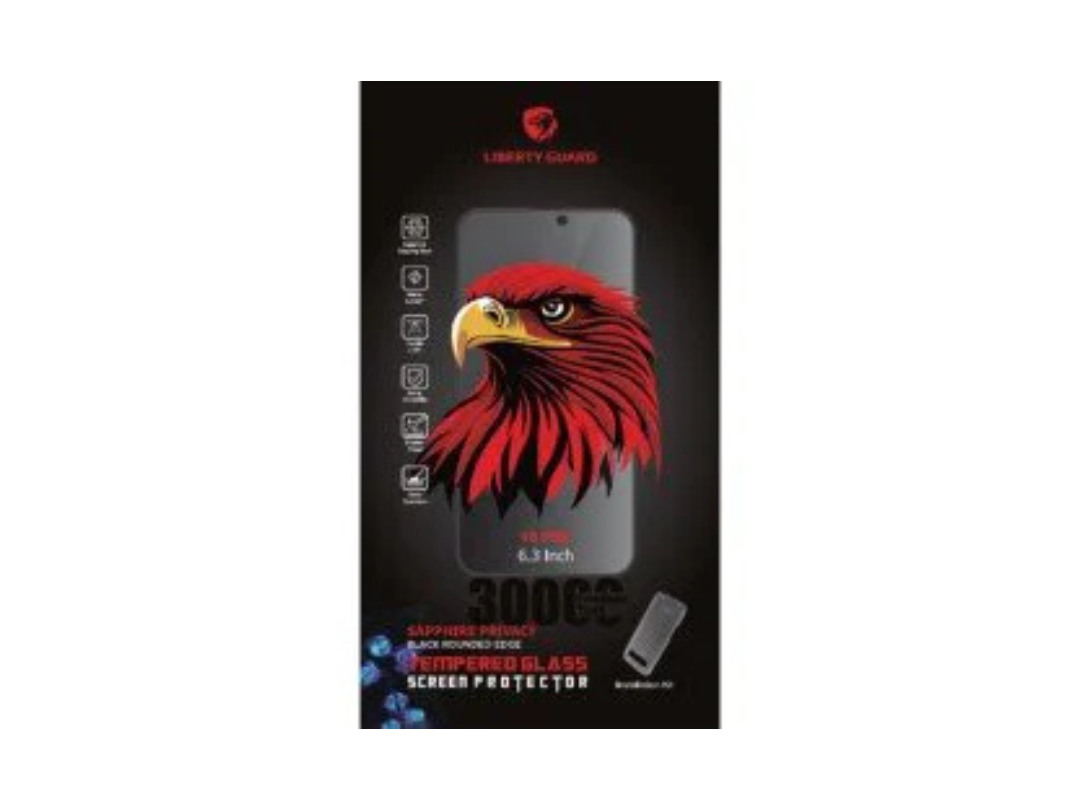 Buy Liberty Guard 2.5D Full Cover Privacy Glass for iPhone 16 Pro in Qatar