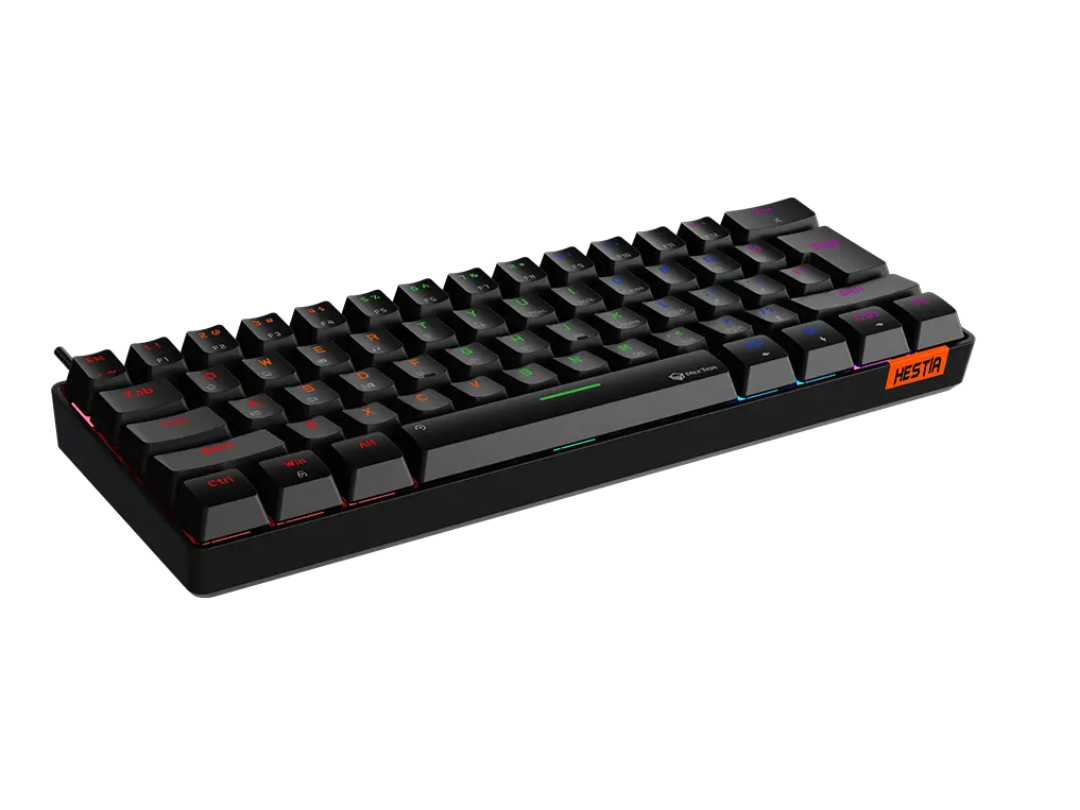 Meetion Mechanical Gaming Keyboard Rainbow MT-MK005 With Type C- Mini Meetion Mechanical Gaming Keyboard Rainbow MT-MK005 With Type C- Mini