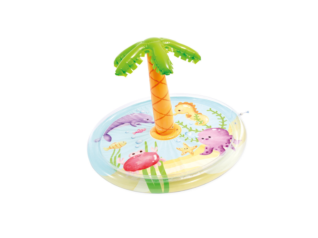 Buy Intex Palm Tree Spray Kiddie Pool – Tropical Fun | in Qatar