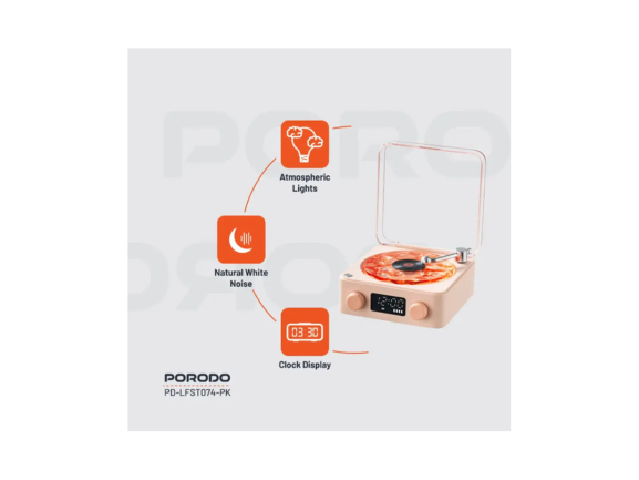 Porodo Lifestyle White Noise Portable Speaker