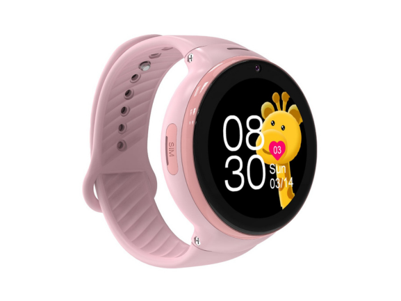 Porodo 4G Kids GPS Smart Watch with JuniCare App - Pink