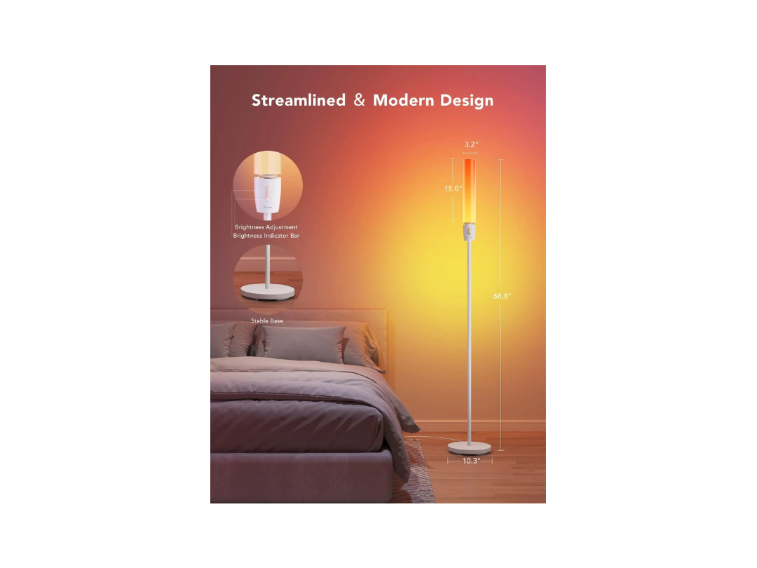 Govee RGBICWW Cylinder Floor Lamp