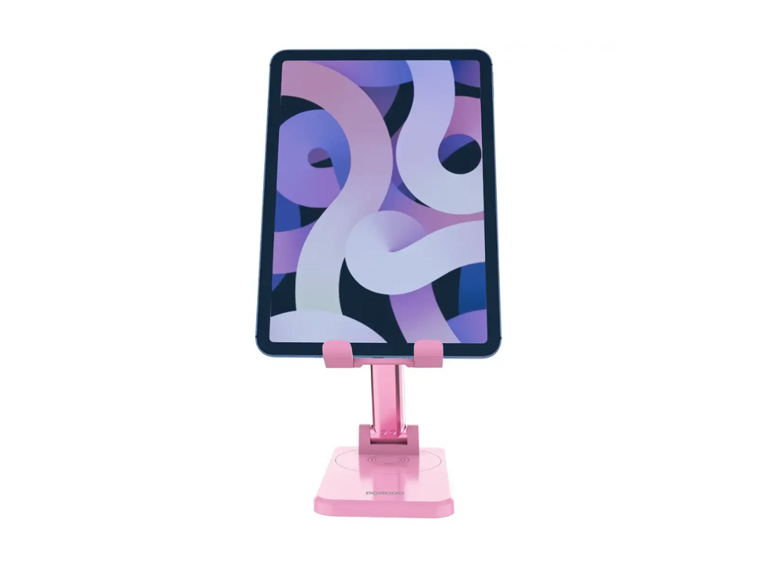 Porodo Foldable Phone & Tablet Stand | Adjustable 360° Qatar