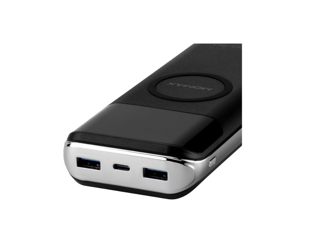 Momax Q.Power Air 2+ 20000mAh Wireless Power Bank - Black