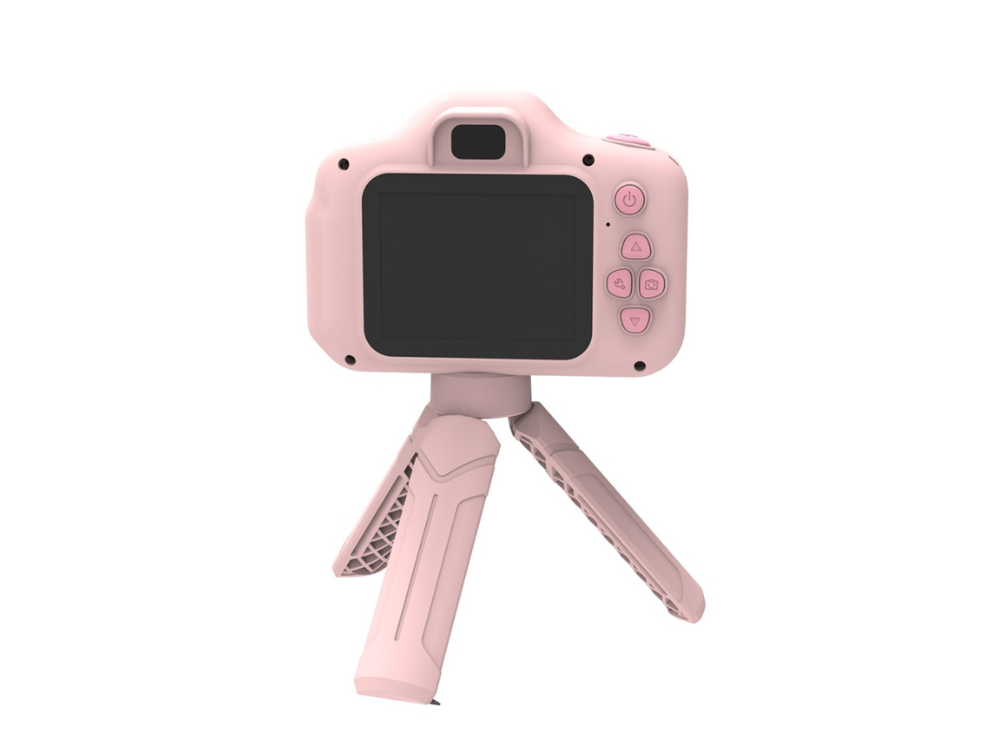 Porodo Kids Digital Camera Dual Lens Selfie - Pink - Qatar