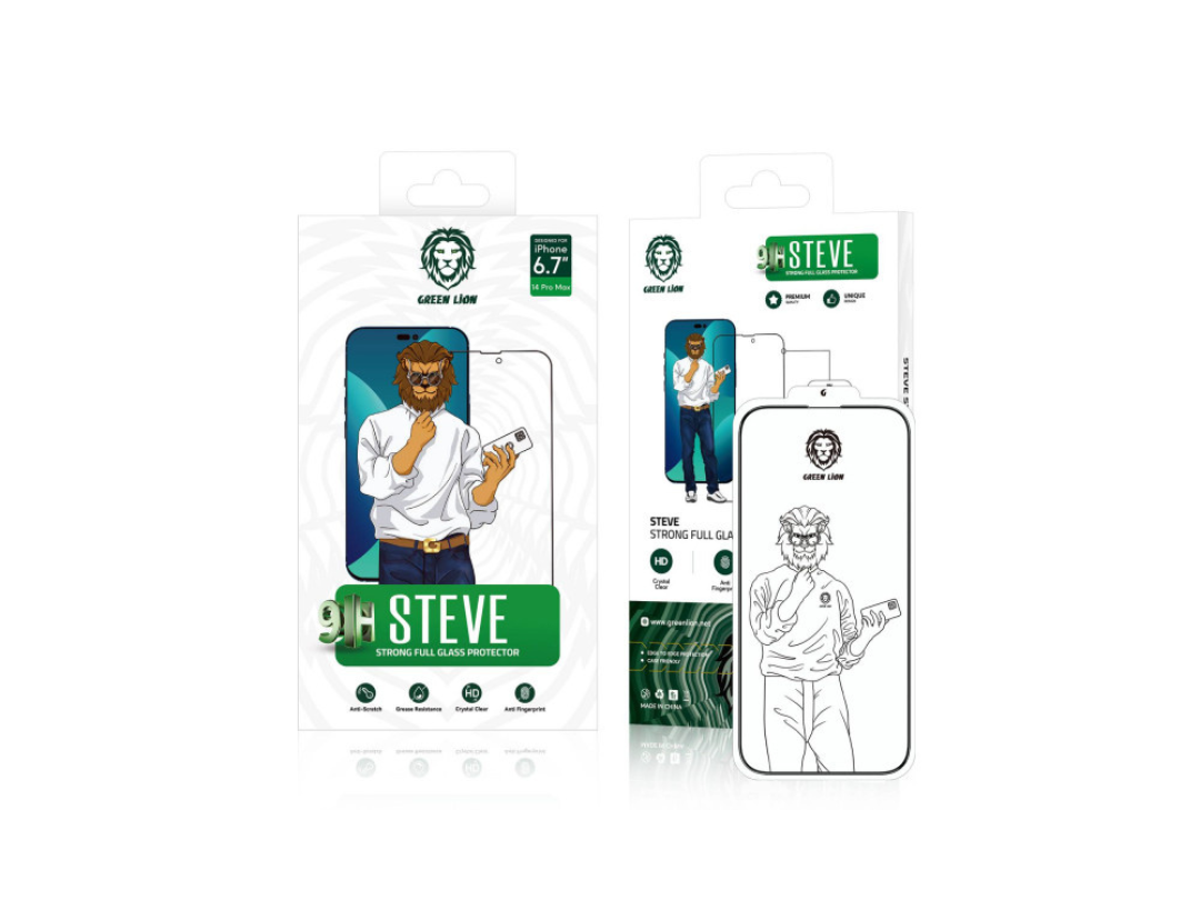 Buy Green Lion iPhone 11 9H Steve Glass Strong Full Screen Protector in Qatar