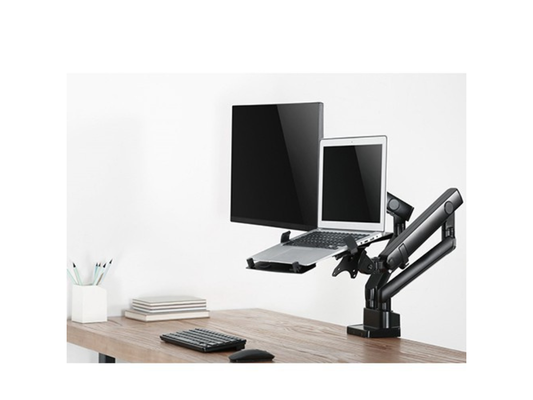 Buy Skill Tech SH20 C024ML Monitor Arm with Laptop Holder in Qatar