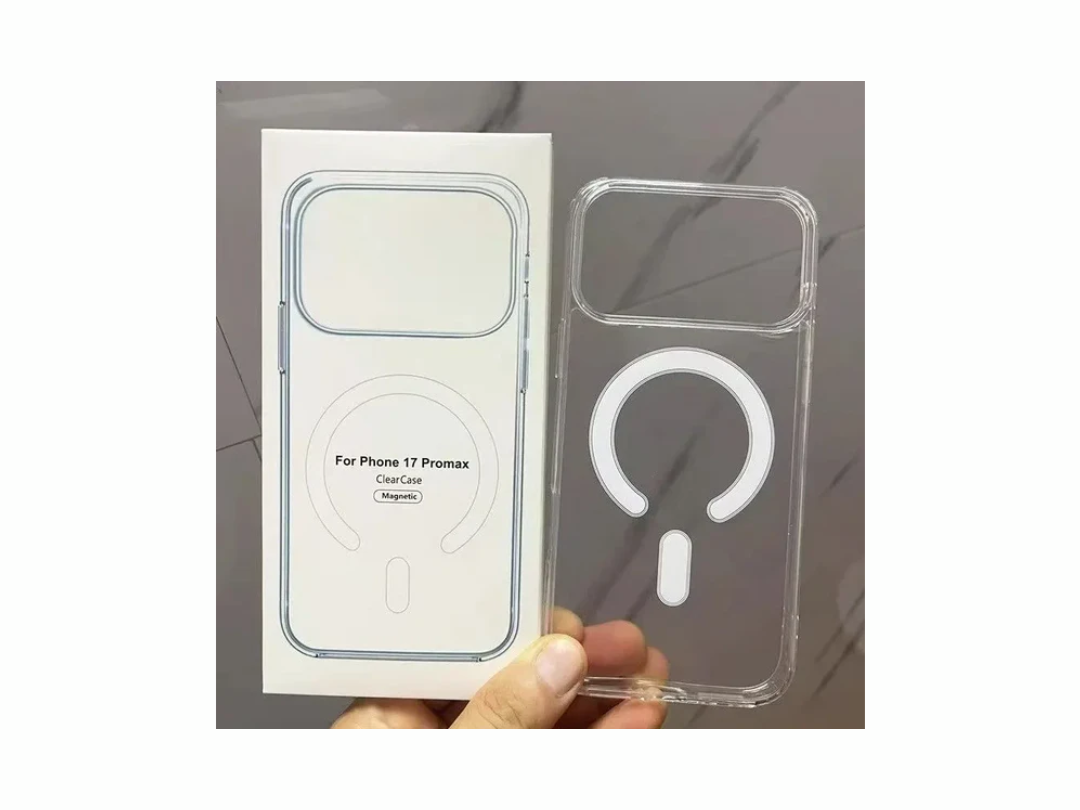 iPhone 17 Pro Max Magnetic Clear MagSafe Silicone Case - Assorted iPhone 17 Pro Max Magnetic Clear MagSafe Silicone Case - Assorted