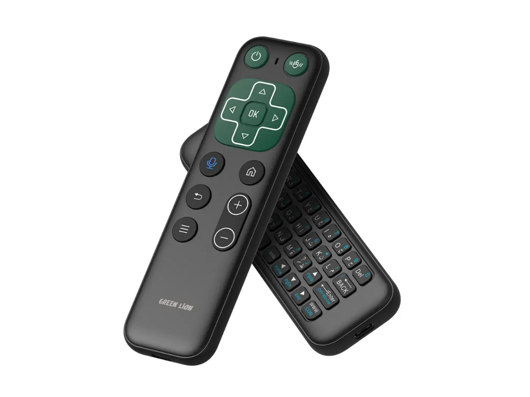 Buy Green Lion Wireless Remote Keyboard & Mouse – Black | in Qatar 