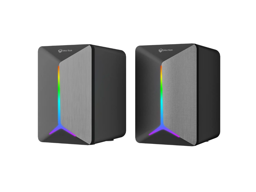 Buy Meetion MT‑SP2011 LED Gaming Stereo Speakers – 2.0 Sound in Qatar