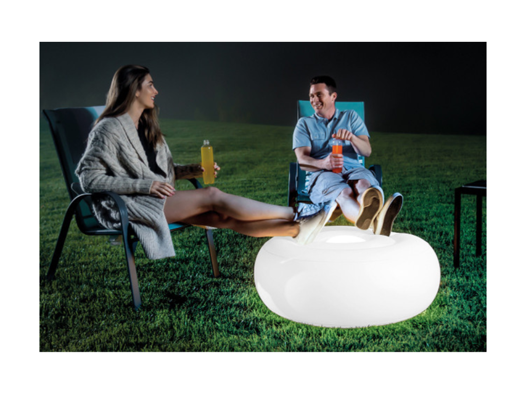 Intex LED Outdoor Ottoman Light – Waterproof & Rechargeable | Qatar