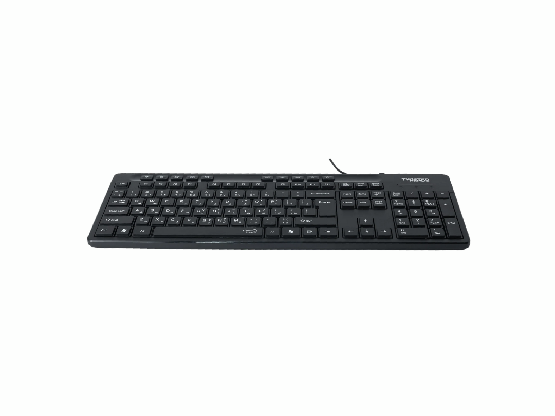 Twisted Minds K19 Kavara Series 2in1 Keyboard & Mouse Combo Wired Mode Lightweight - Black - (English / Arabic) Layout Twisted Minds K19 Kavara Series 2in1 Keyboard & Mouse Combo Wired Mode Lightweight - Black - (English / Arabic) Layout