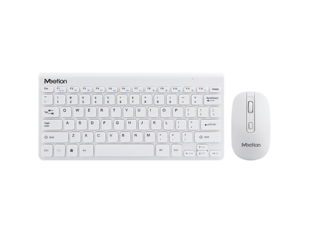 Meetion Mini4000 2.4G Wireless Keyboard And Mouse Combo - White Meetion Mini4000 2.4G Wireless Keyboard And Mouse Combo - White