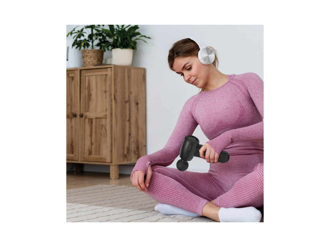 Buy Green Lion Prime Massage Gun - Black | Muscle Relaxation in Qatar