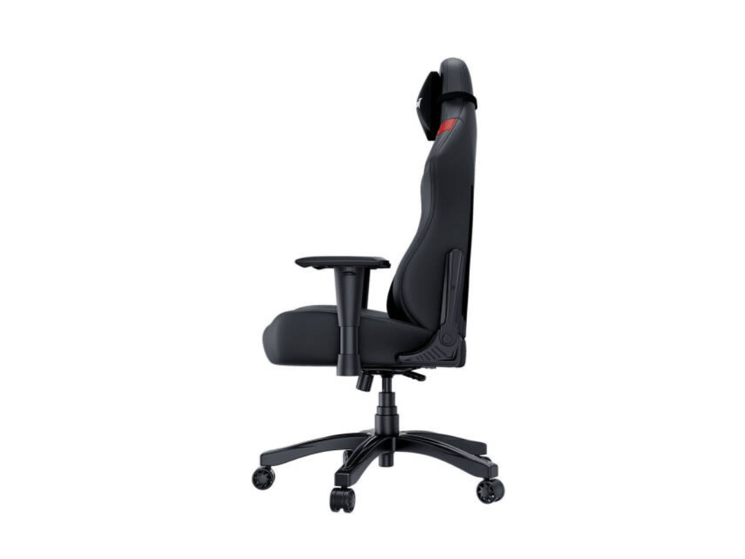 AndaSeat Luna Gaming Chair - PVC Leather, Black/Red, Ergonomic