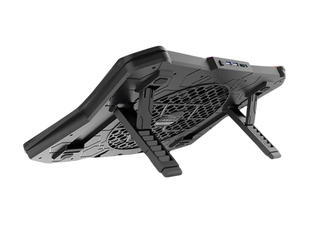 Meetion MT‑CP4040 RGB Laptop Cooling Pad – Adjustable Stand Qatar