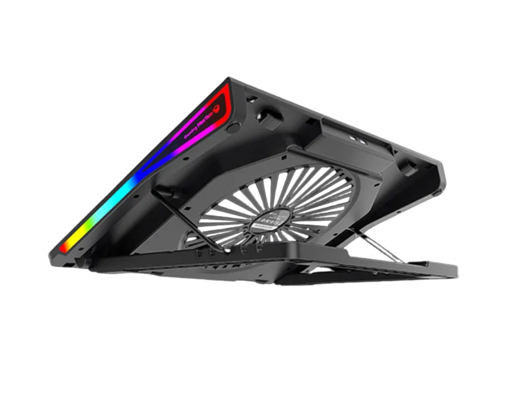 Buy Meetion MT‑CP5050 RGB Laptop Cooling Pad – Adjustable Stand in Qatar