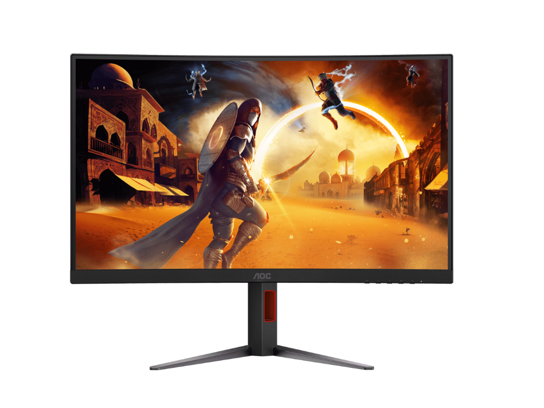 AOC 27-inch QHD Curved Gaming Monitor 180Hz 0.5ms Adaptive Sync